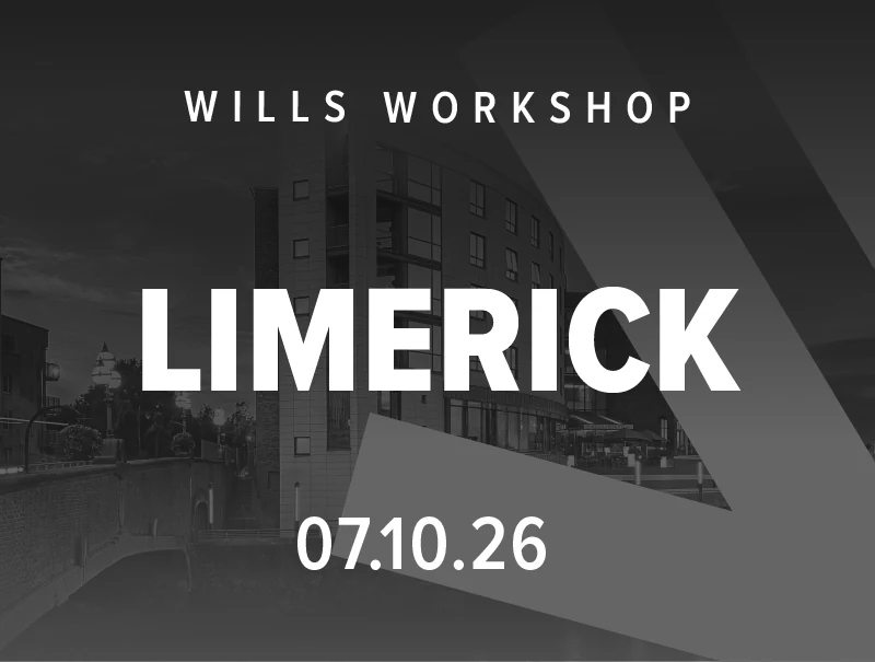 Wills Workshop, Limerick, 7 October 2026, completed